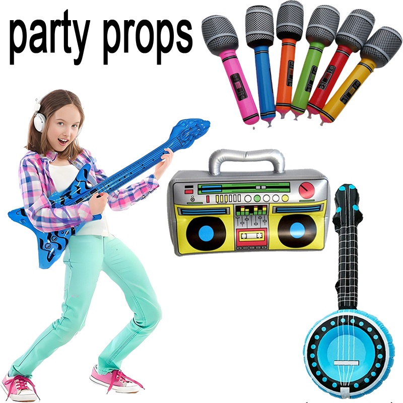 Musical Instrument Photo - 1 szt. Nadmuchiwane instrumenty rockowe Rekwizyty