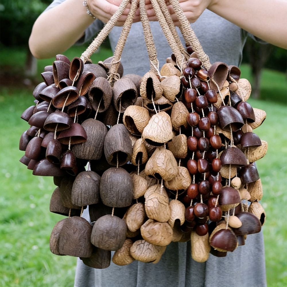 Musical Instrument Africa - Ręcznie Robione Naturalne Dzwonki z Skorupek