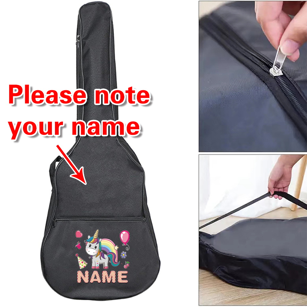 Musical Instrument And Names - Torba na gitarę z możliwością personalizacji,