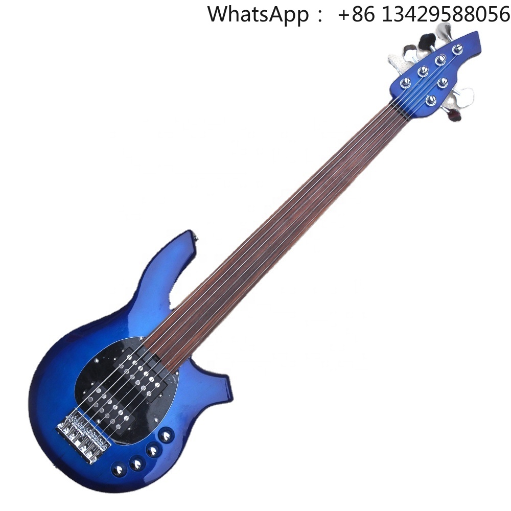 Bass Guitar Fretless - Flyoung Musical Instruments Gitara Basowa 6-strunowa