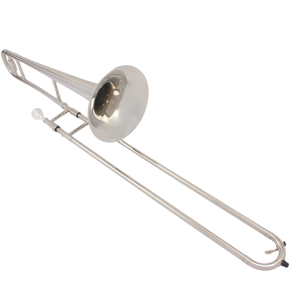 Musical Instrument Trombone - Początkujący puzon altowy B-flat ze srebrnego