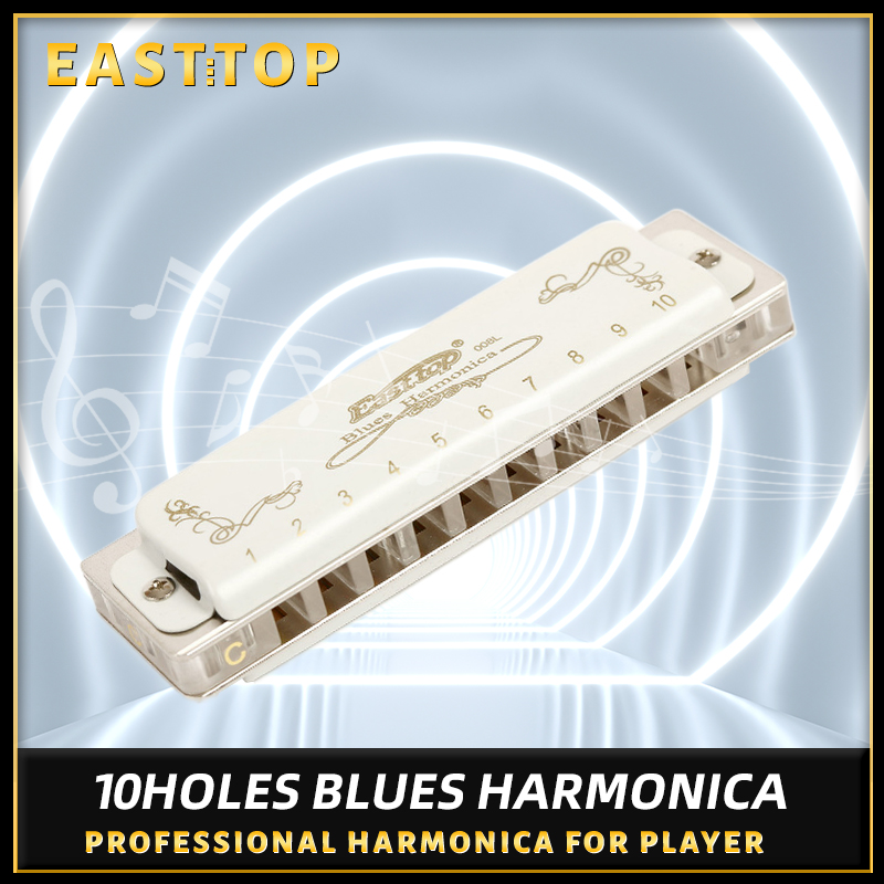 Musical Instrument Reed - East top 10 hole harmonijka profesjonalna