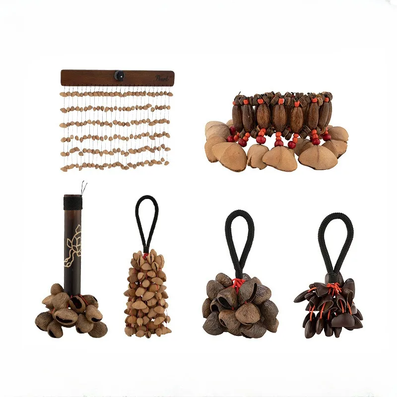 Musical Instrument Africa - Owocowa muszla grzechotka orzechowy pierścień wiatrowy
