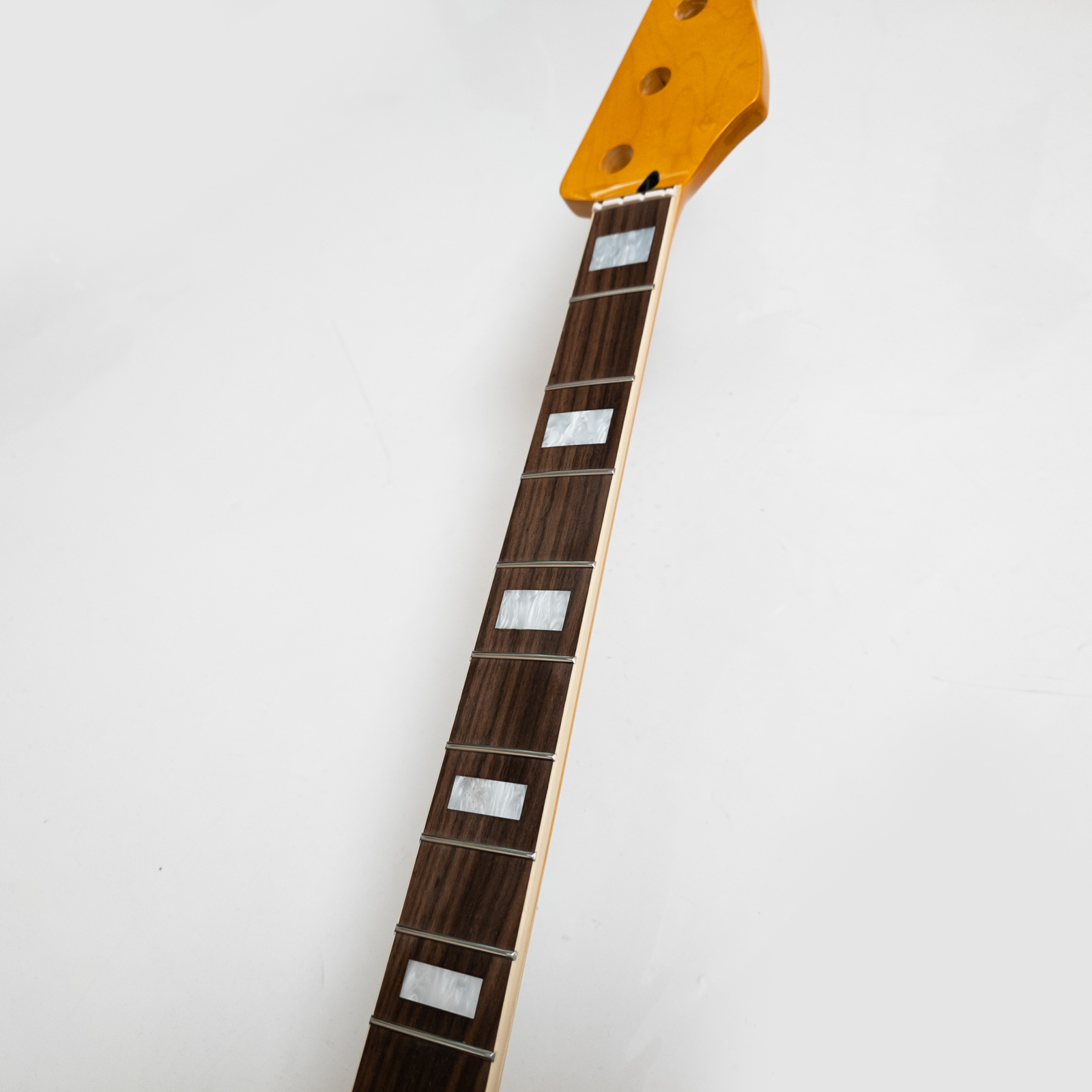 Bass Guitar Fretless - Gryf do gitary basowej 4-strunowej, żółty