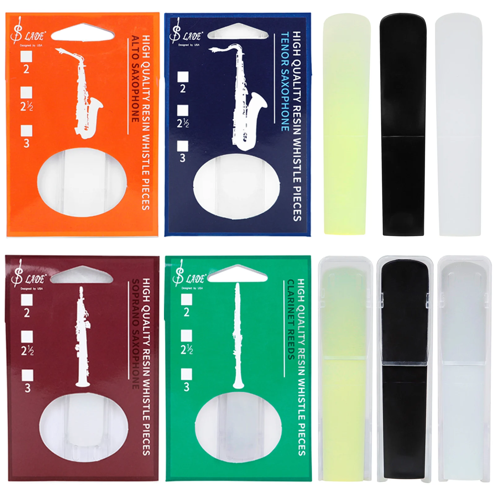 Musical Instrument Reed - SLADE 2.5 trzciny saksofonowe żywiczne ustnik