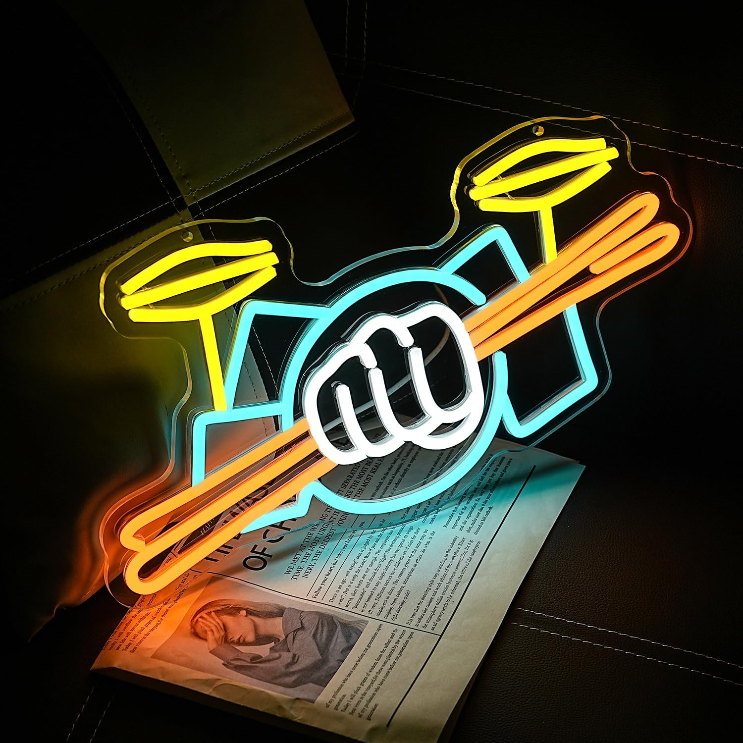 Neonowy Znak Zestawu Perkusyjn – Musical Instrument ____ recenzja i cena