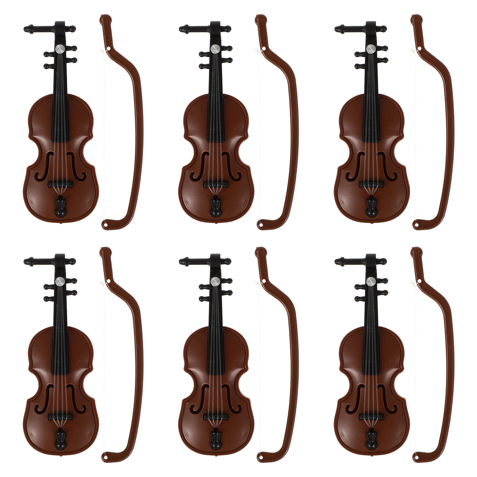 6 szt. Mini skrzypce dekoracyj – Musical Instrument Photo recenzja i cena