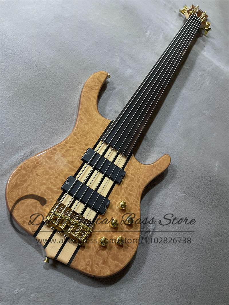 6-strunowa gitara basowa bezpr – Bass Guitar Fretless recenzja i cena
