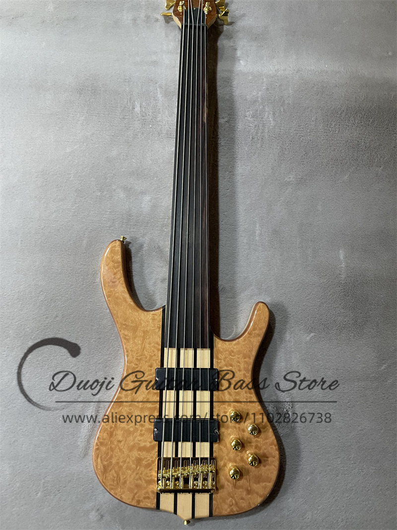 6-strunowa gitara basowa bezpr – Bass Guitar Fretless recenzja i cena