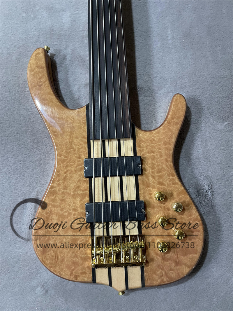 6-strunowa gitara basowa bezpr – Bass Guitar Fretless recenzja i cena
