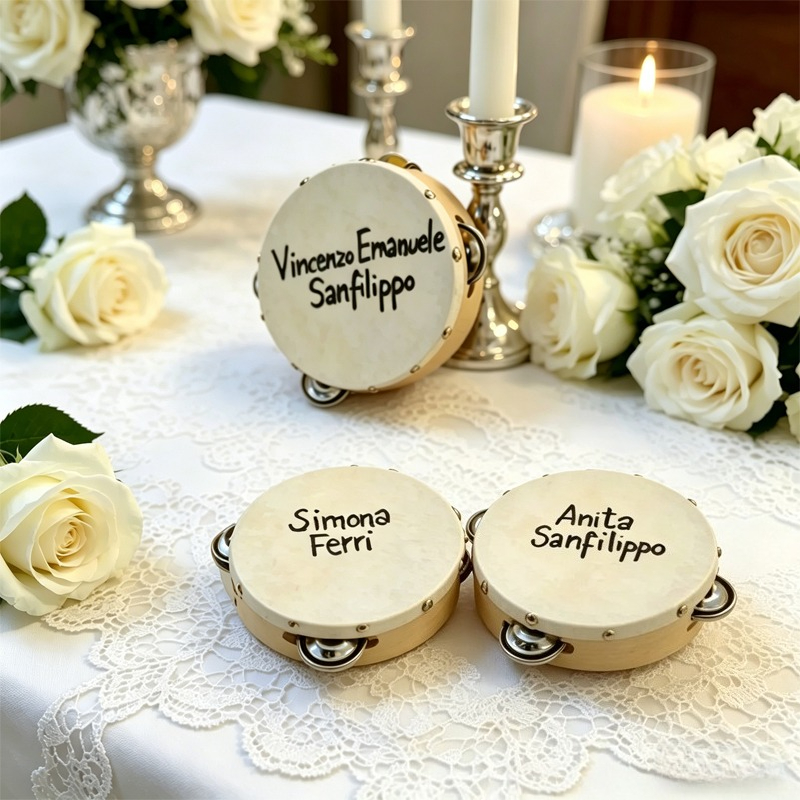 3/5 SZTUK ﻿   Tamburyny ślubne – Musical Instrument And Names recenzja i cena