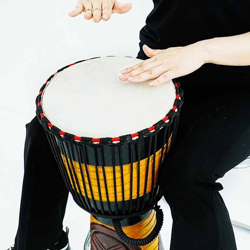 Duży bęben afrykański z litego – Musical Instrument Africa recenzja i cena