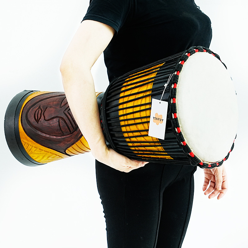Duży bęben afrykański z litego – Musical Instrument Africa recenzja i cena