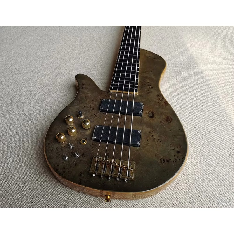 Gitara basowa leworęczna 5-str – Bass Guitar Fretless recenzja i cena