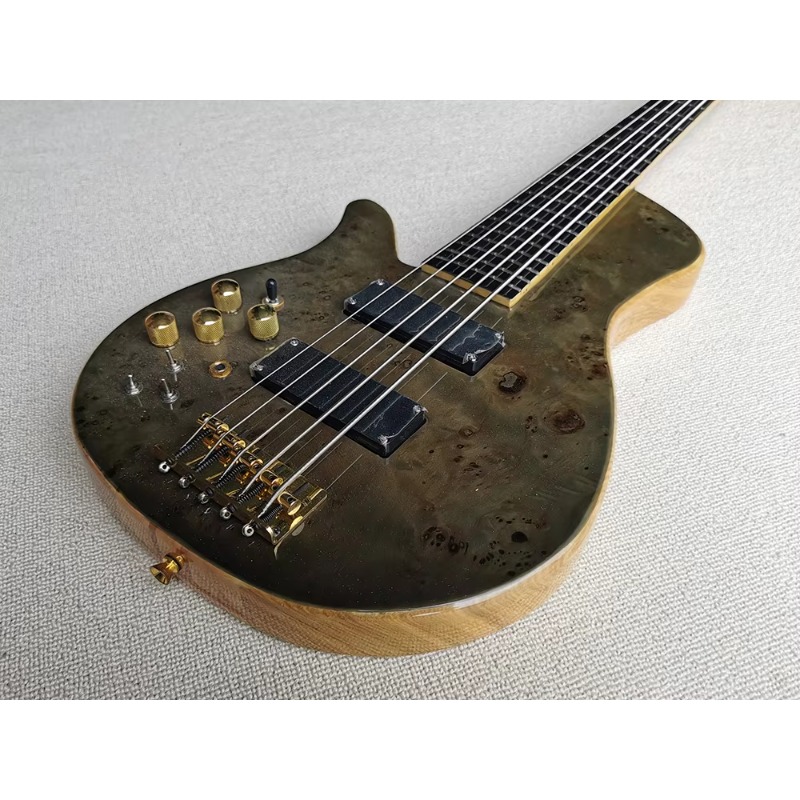 Gitara basowa leworęczna 5-str – Bass Guitar Fretless recenzja i cena
