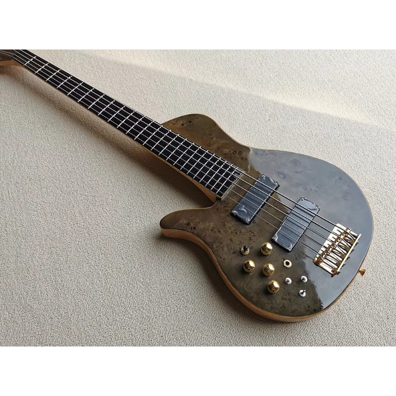 Gitara basowa leworęczna 5-str – Bass Guitar Fretless recenzja i cena