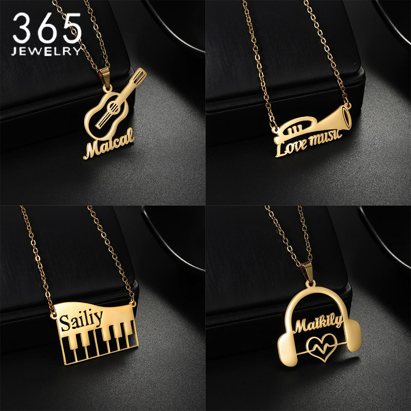 Nowy Personalizowany Naszyjnik – Musical Instrument And Names recenzja i cena