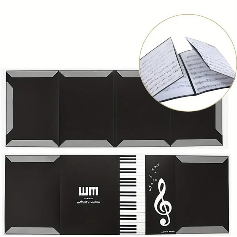 4-stronicowy rozwiń folder muz – Musical Instruments List recenzja i cena