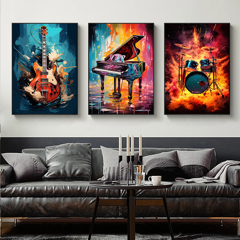 Bezramowe Abstrakcyjne Kolorow – Musical Instrument Photo recenzja i cena